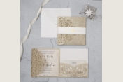 Hochzeitseinladungen, Einladungskarten, Lasercut Karten, Acrylglas Karten
